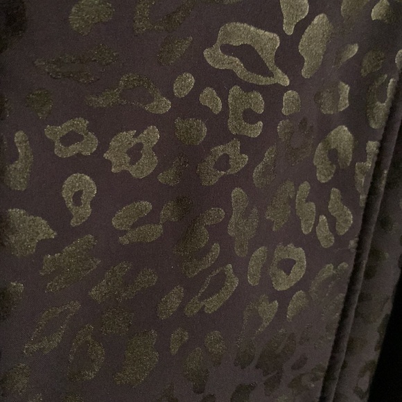 Navy Blue leopard print fall jacket girls med - Picture 3 of 16